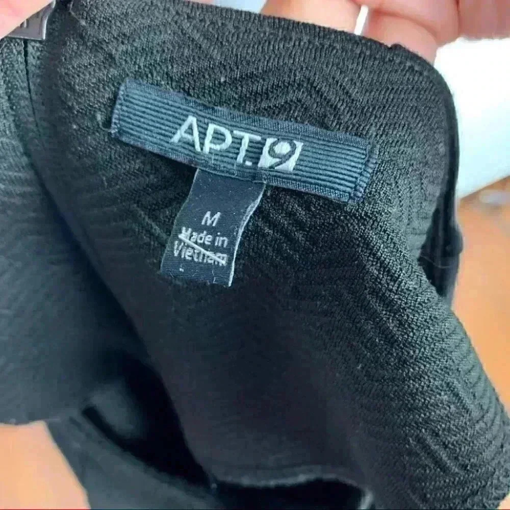 Apt 9 dress size M black pencil cocktail Career - Picture 7 of 8